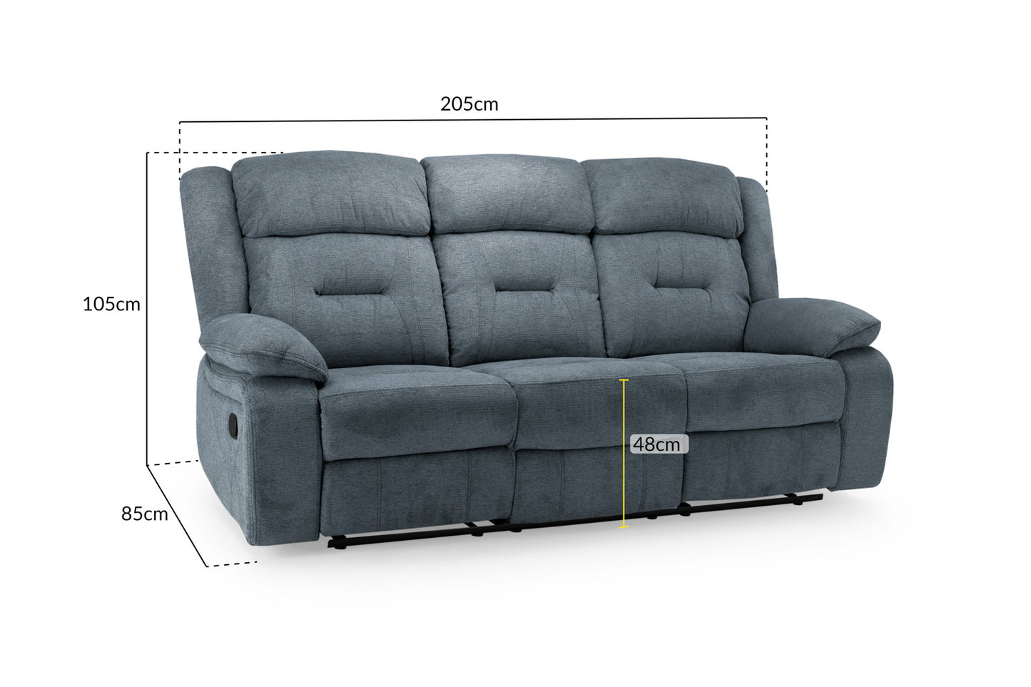 Novie Recliner 3 Seater