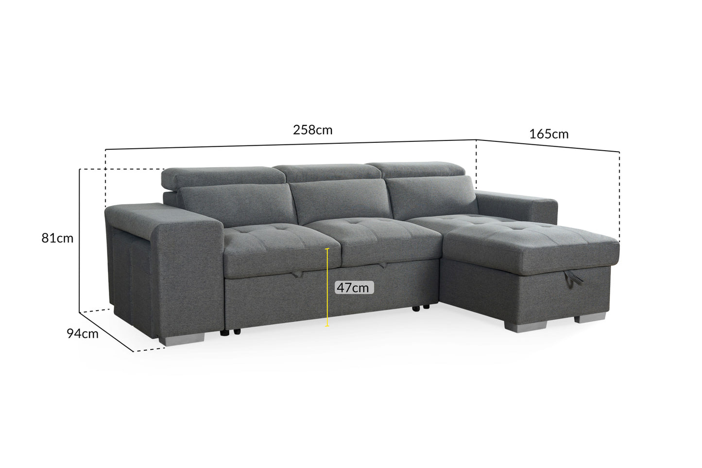 Artemis Sofabed Universal Corner