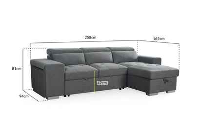 Artemis Sofabed Universal Corner