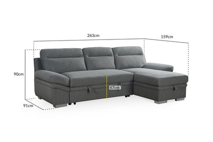 Astra Sofabed Universal Corner