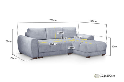 Azzuro Sofabed Universal Corner