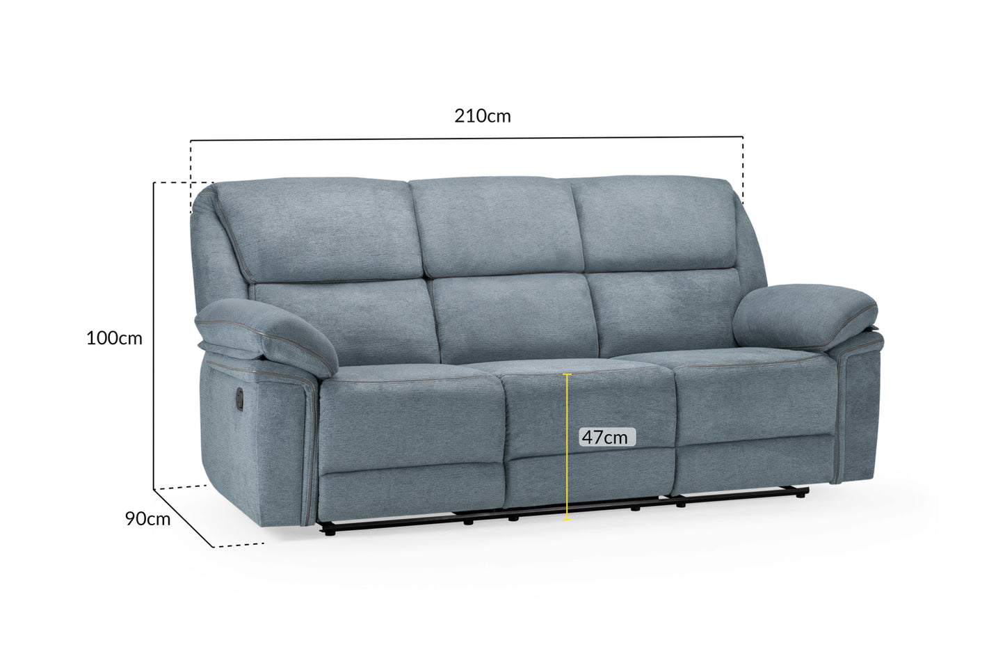 Elio Recliner 3 Seater