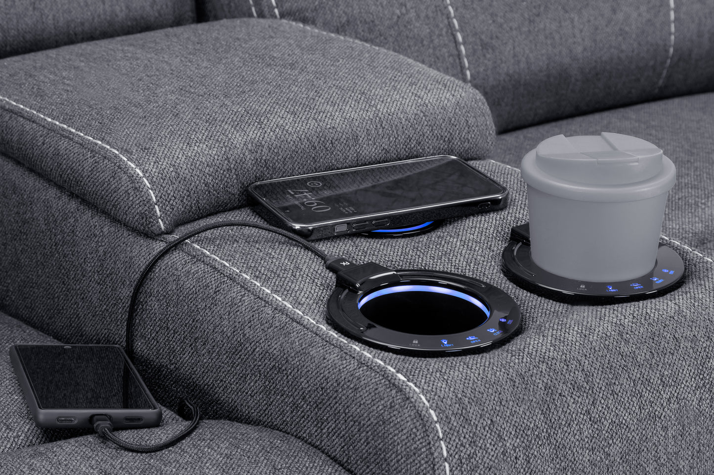 Galaxy Tech Recliner 2 Seater