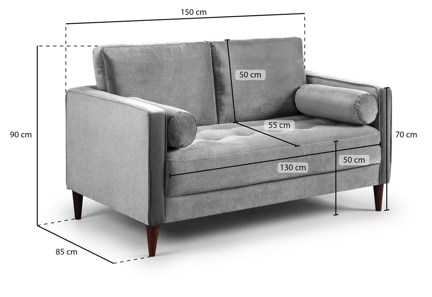 Harper Plush 2 Seater