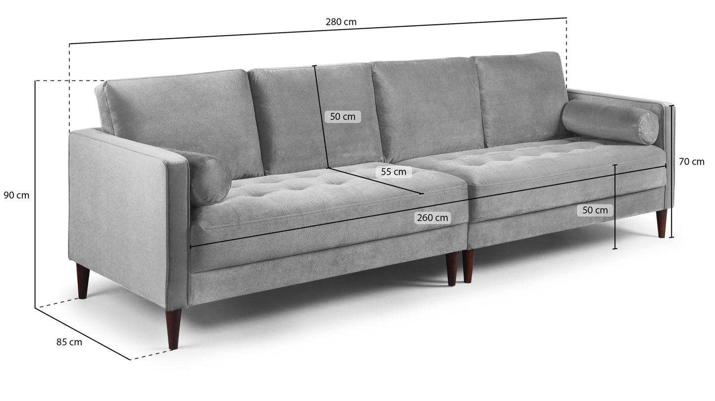 Harper Plush 4 Seater