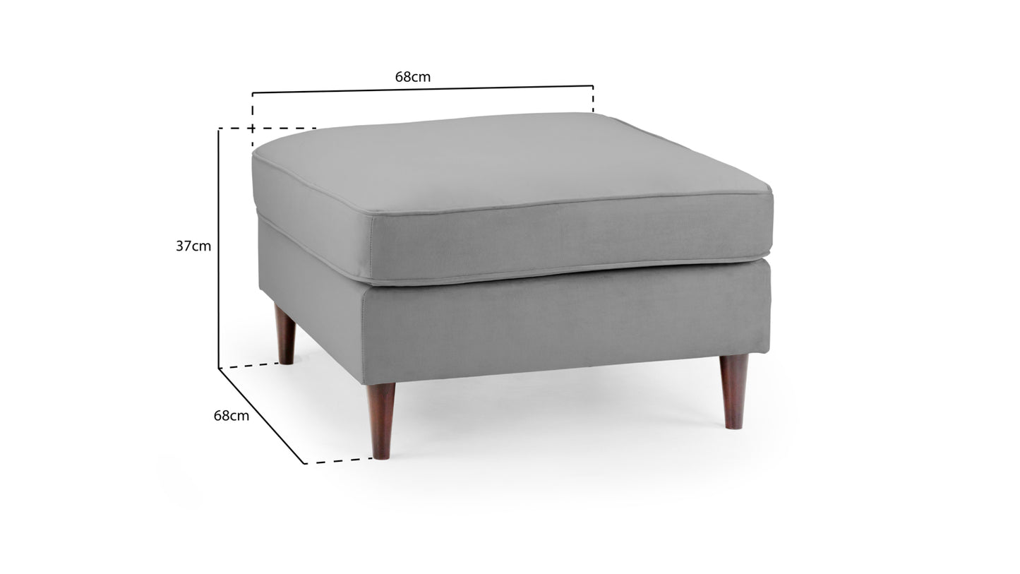Harper Plush Footstool