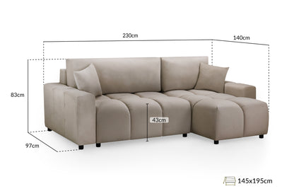 Luki Sofabed Universal Corner