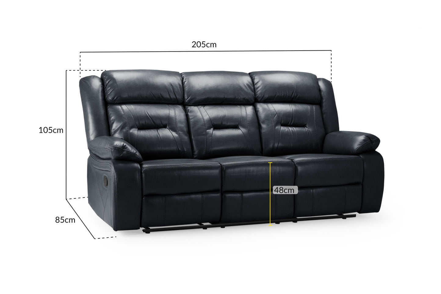 Novie Recliner 3 Seater